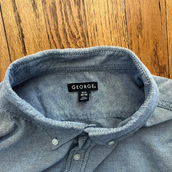 Excellent Condition // George // Grey // Button up Oxford - Picture 3 of 3